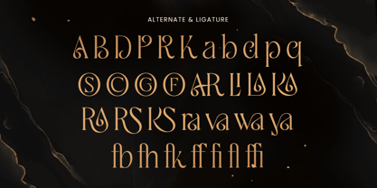 Aroska Font Poster 9