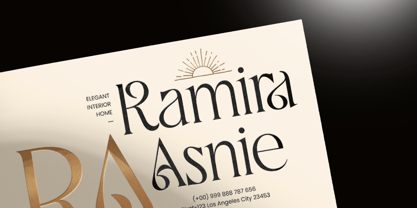 Aroska Font Poster 8