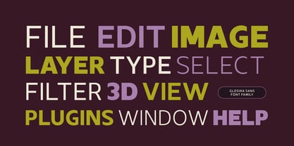 Glosira Font Poster 7