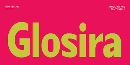 Glosira Font Poster 1