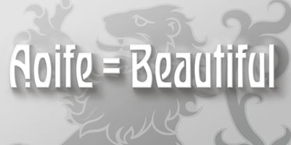 Aoife Font Poster 7