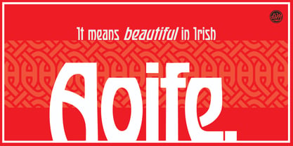 Aoife Font Poster 3