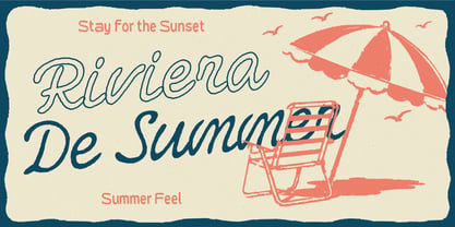 Festoon Lagoona Font Poster 9