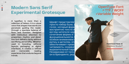 Kyova Grotesk Font Poster 8
