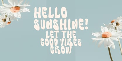 Nanduri Groovy Font Poster 2
