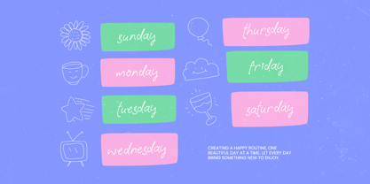 Notedum Fasking Font Poster 8