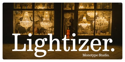 Lightizer Font Poster 1