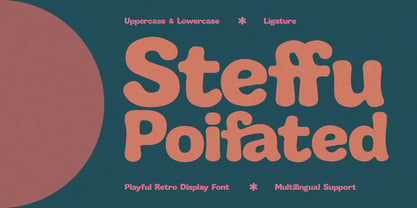 Steffu Poifated Font Poster 1