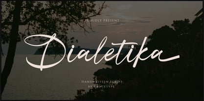 Dialetika Font Poster 1