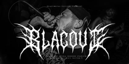 Razorth Font Poster 4