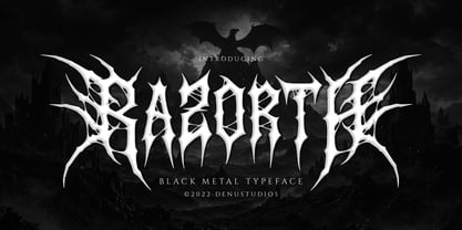 Razorth Font Poster 1