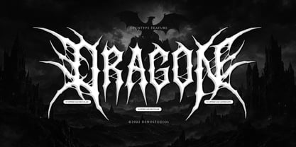 Razorth Font Poster 12