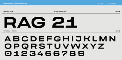RF Velodroma Font Poster 2