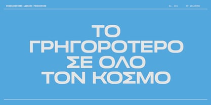 RF Velodroma Font Poster 5
