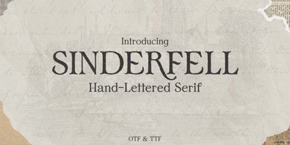 Sinderfell Font Poster 1