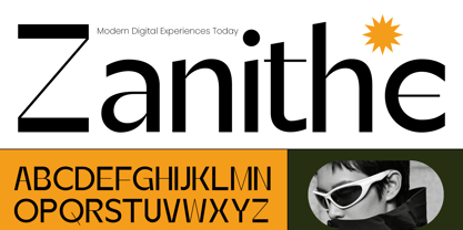 Zanithe Font Poster 1