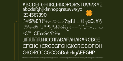 Zanithe Font Poster 10