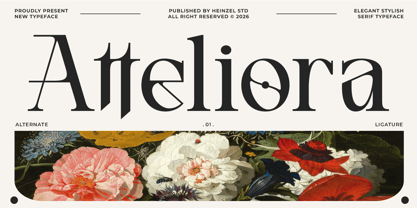 Atteliora Font Poster 1