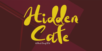 Hidden Cafe Font Poster 1