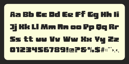 Otha Font Poster 9