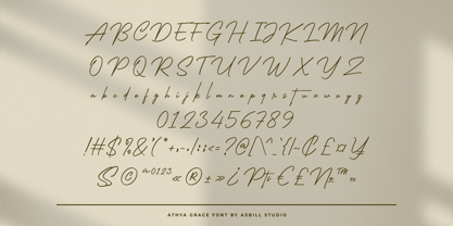 Athya Grace Font Poster 7