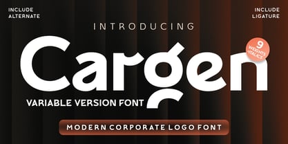 Cargen Pro Font Poster 1