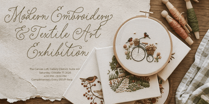 Elegant Rings Font Poster 7