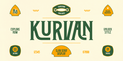 Kurvan Font Poster 1