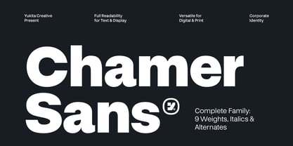 Chamer Font Poster 1