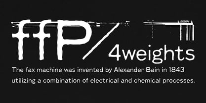 Faxfont Plus Font Poster 4
