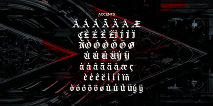 Sura Blackletter Font Poster 7