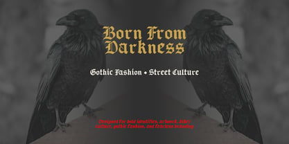 Sura Blackletter Font Poster 3