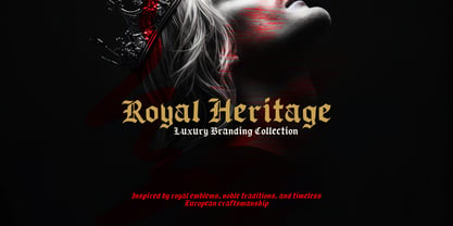 Sura Blackletter Font Poster 2