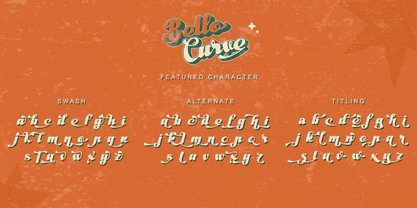Bello Curve Font Poster 11