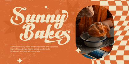 Bello Curve Font Poster 2