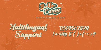 Bello Curve Font Poster 13