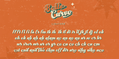 Bello Curve Font Poster 12