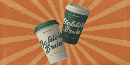 Bello Curve Font Poster 3