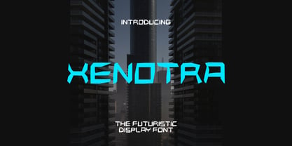 Xenotra Font Poster 1