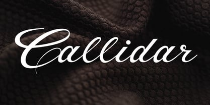 Callidar Font Poster 1