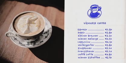 Postcards From Vienna Font Poster 7