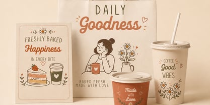 Butter Daisy Duo Font Poster 4