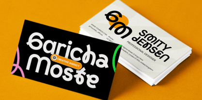 Aglema Font Poster 8