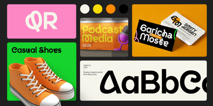 Aglema Font Poster 2