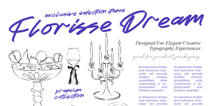 Florisse Dream Font Poster 1