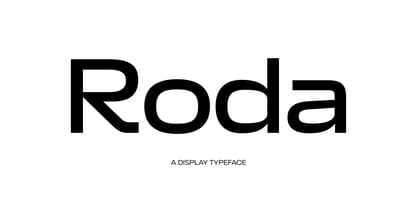 Roda Sans Font Poster 1
