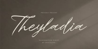 Theyladia Font Poster 1