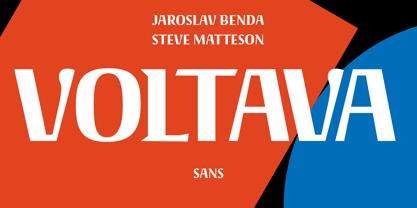 Voltava Sans Font Poster 1
