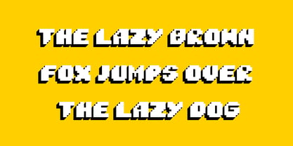 Tama Pixel Font Poster 4