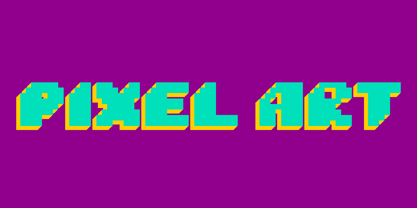 Tama Pixel Font Poster 3